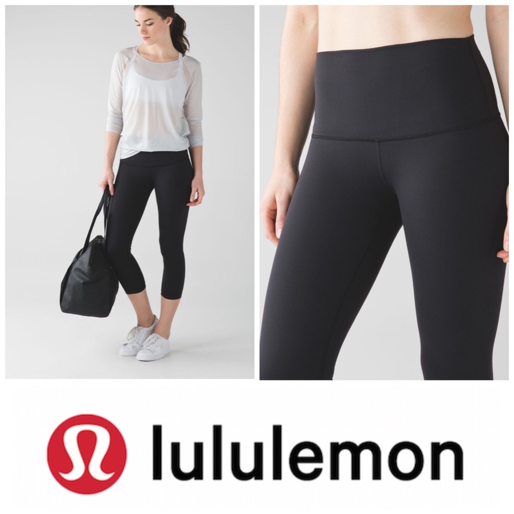 lululemon Wunder Under Crop 21” Full-On Luon 4